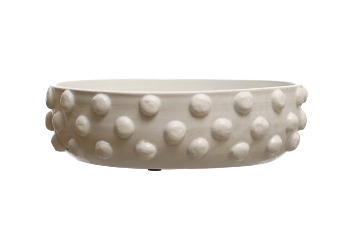 Large Salad Bowl White Ceramic  Decorative Bowl Ceramic Salad