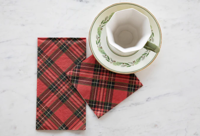 Red Plaid Napkins