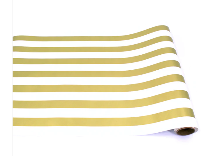 Gold Classic Stripe Table Runner