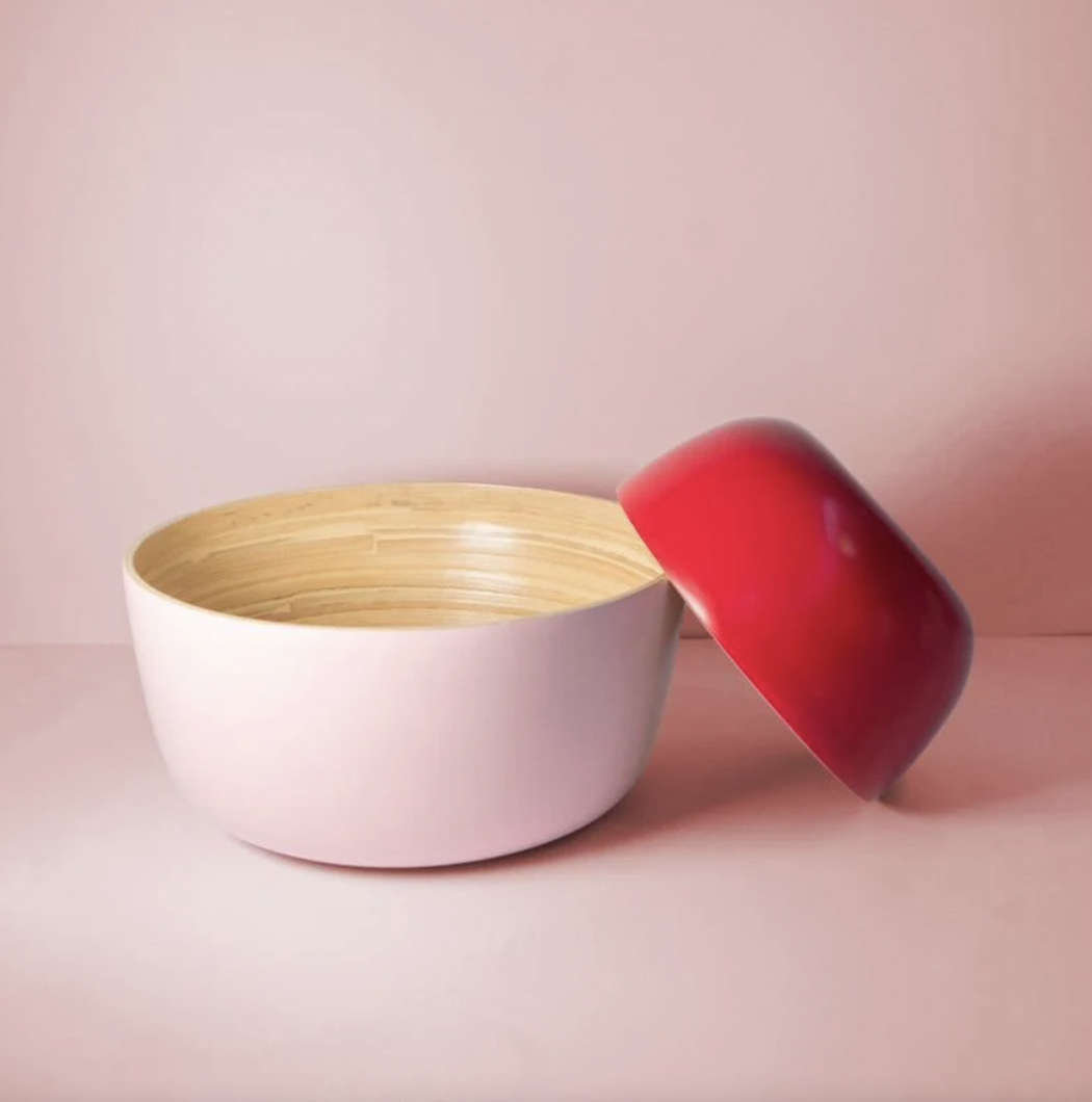 Cherry | Blush Bamboo Bowls