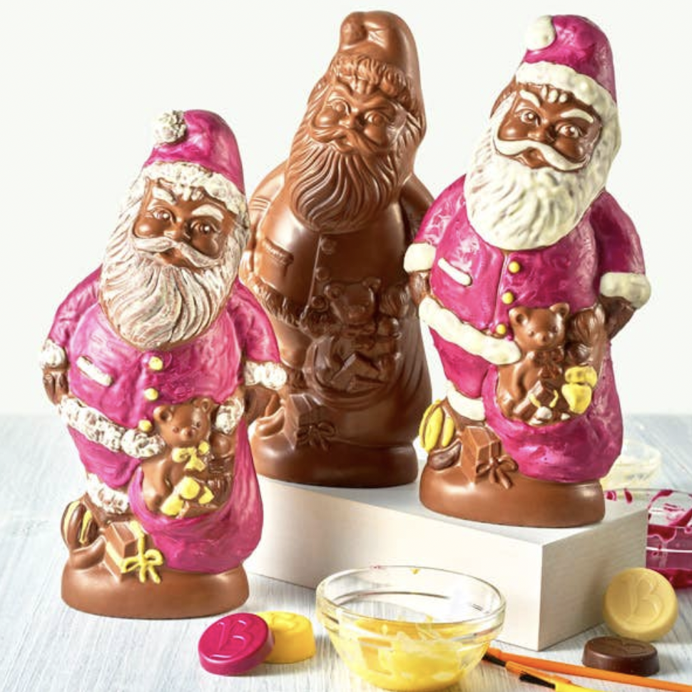 Milk Chocolate Paint-A-Santa Kit