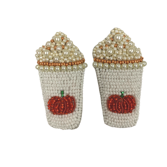 Pumpkin Spice Latte Earrings