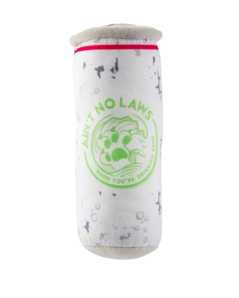 White Paw Hound Seltzer Plush Dog Toys