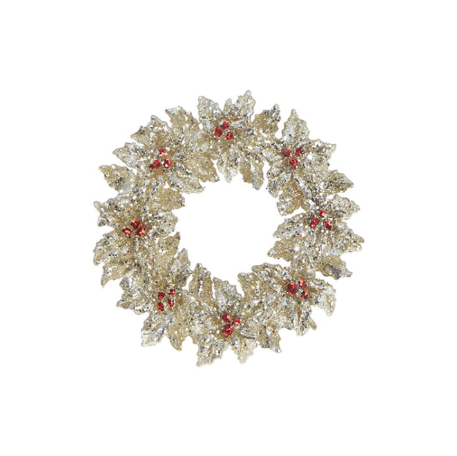 Holly Wreath Ornament