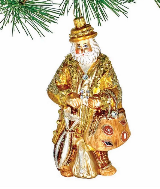 Old English Santa Ornament - Retired