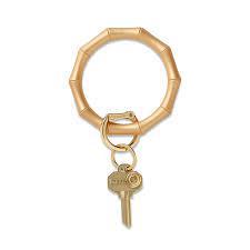 Silicone Bamboo Key Ring