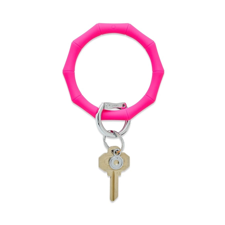 Silicone Bamboo Key Ring